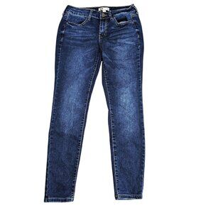 SO Low Rise Jegging Jeans Juniors 9/29W Blue Medium Wash Slim Stretch Denim